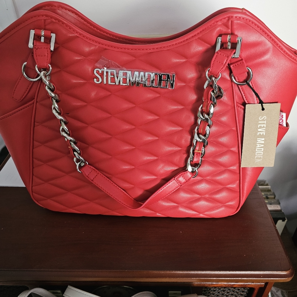 Steve Madden Quilted Tote Bag